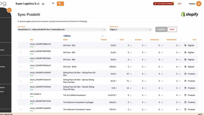 Sync your products