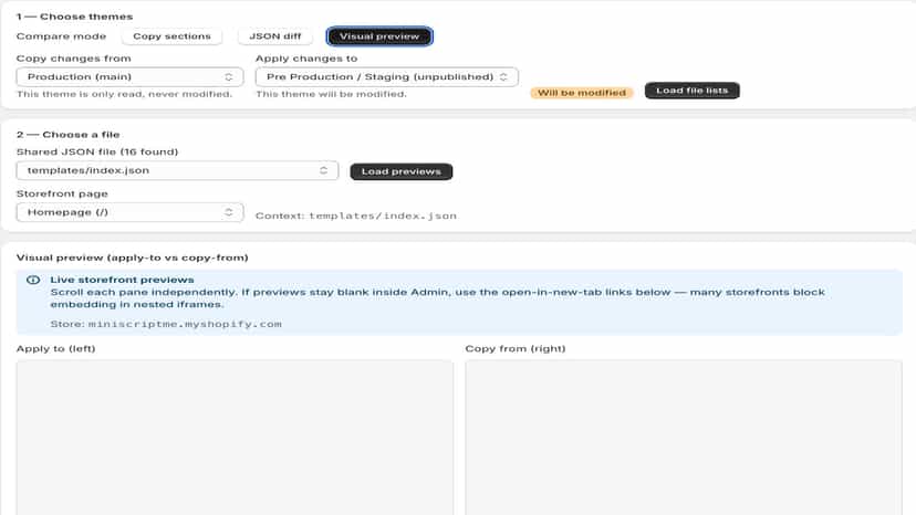 Copy Section Homepage