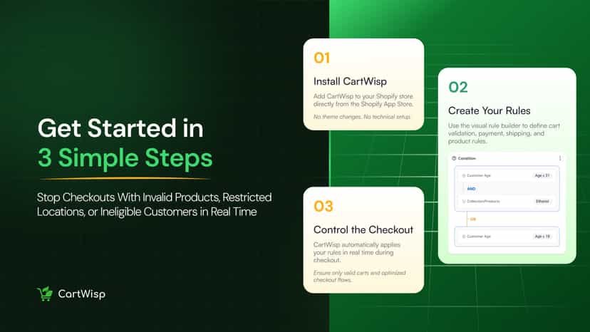 Easy installation and configuration for checkout control