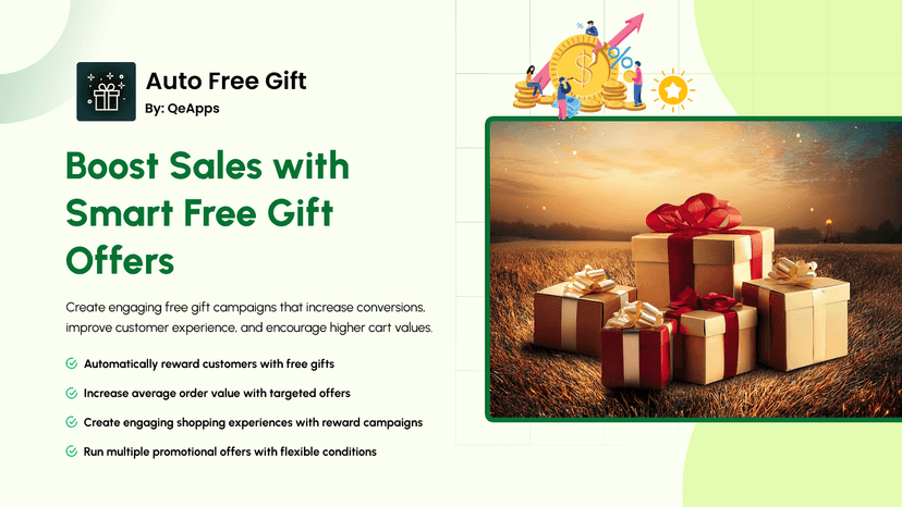 Auto Gift Rewards & Free Gift Offers for Shopify