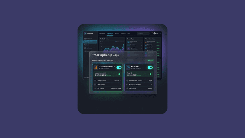 TagCraft main dashboard displaying script configurations.