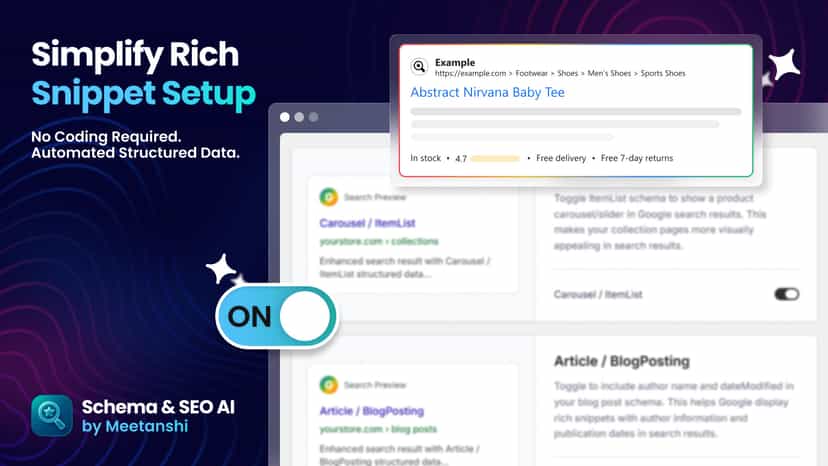 rich snippets for shopify products