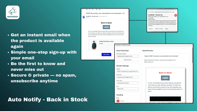 AutoNotify-Restock Alert
