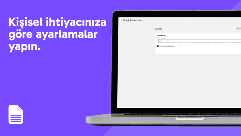 Ayarlar ekranı ve otomasyon ayarları.
