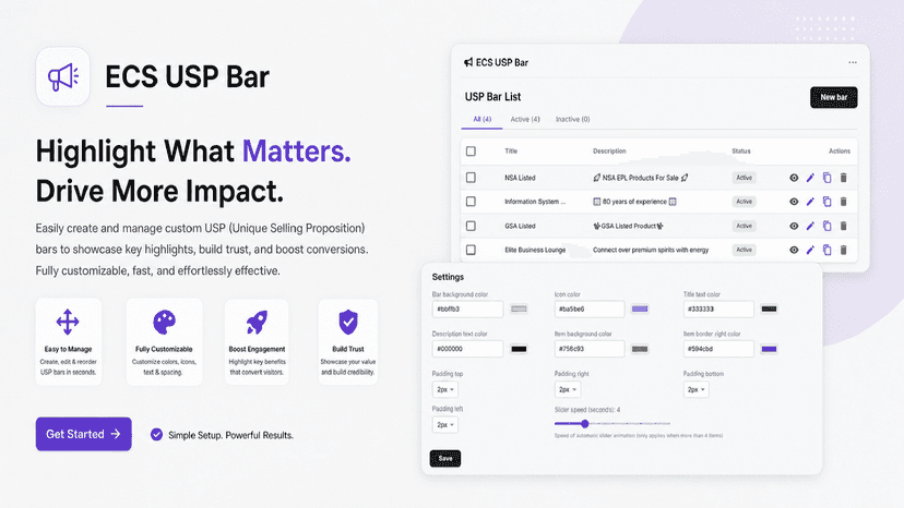 App main page