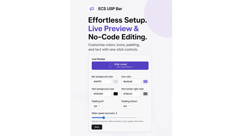 Color settings