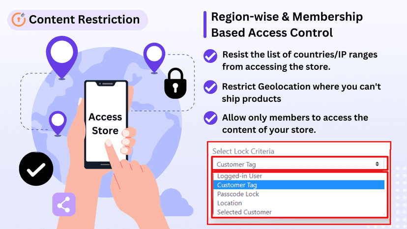 Lock Store Content, Restrict Products, Hide Prices, Hide Product