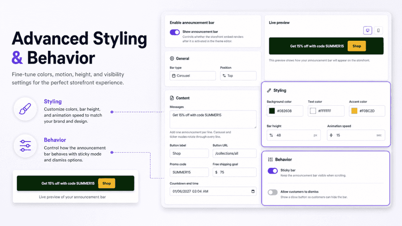 Advance Styling