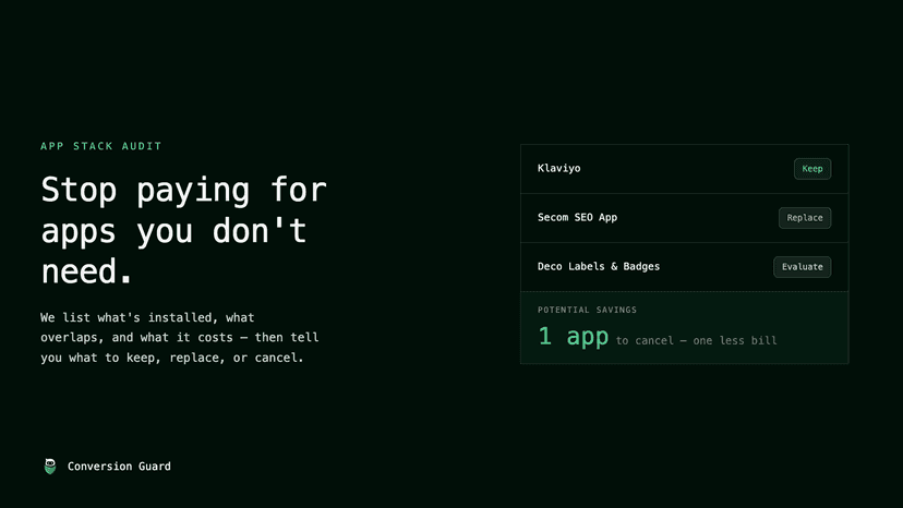 Stop paying for apps you don't need.