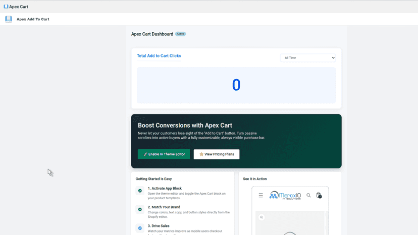 app main page