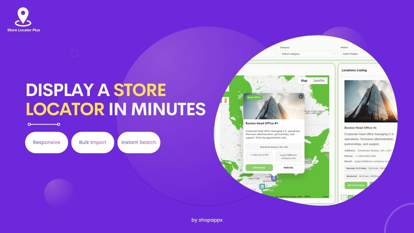 ShopAppX: Store Locator Plus