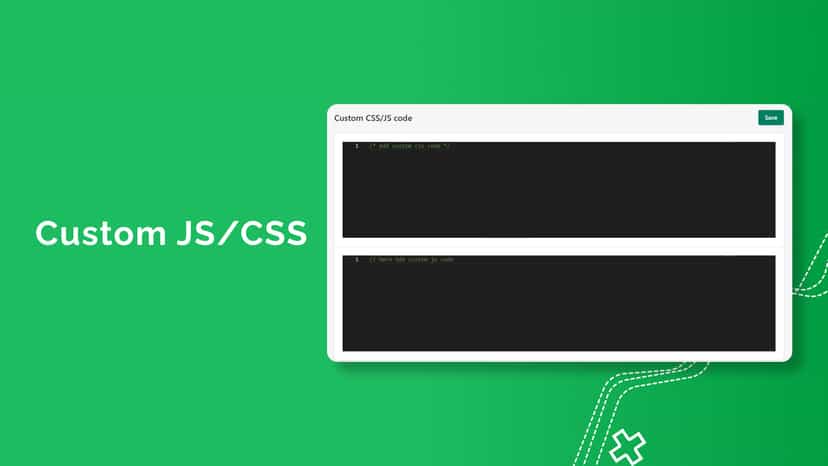 Custom JS/CSS