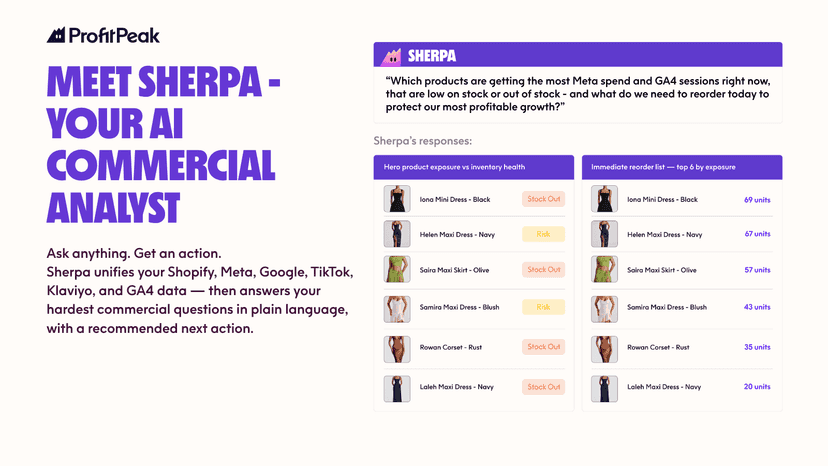 Meet Sherpa - Your AI commercial analyst