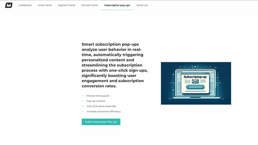 subscription popup, ultra-high conversion rate subscription