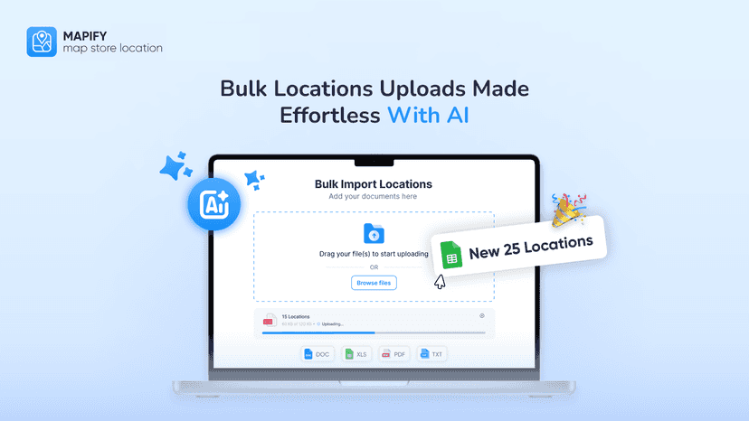 Bulk Locations Uploads Made Effortless With Al