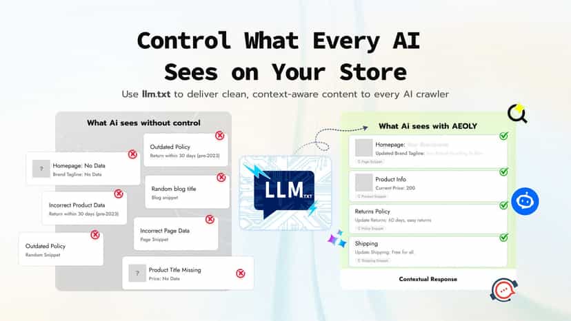Optimize store for AI search engines with llms.txt