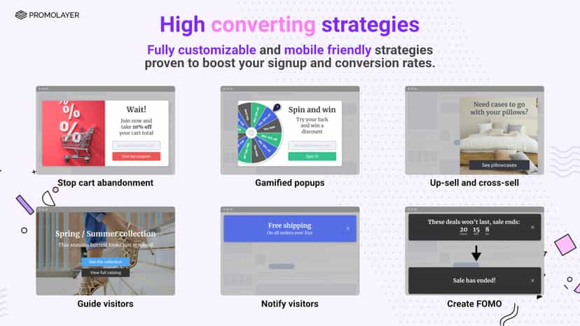 Increase your revenue with many high-converting strategies.
