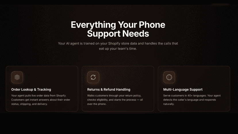 Soravox — AI voice agents for your Phone Support