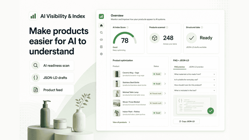 AI Scan, Index and visibility