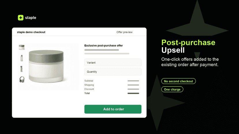 post purchase upsell