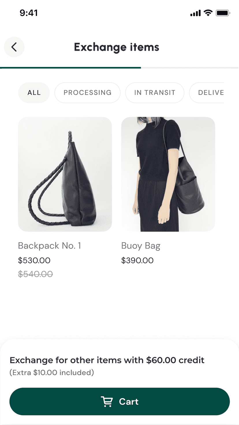 Exchange items for a similar or other items