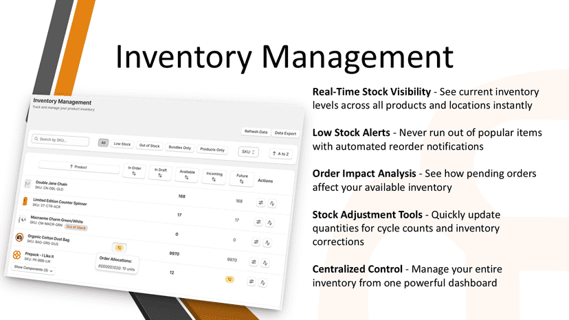 MB2BW - Inventory Management