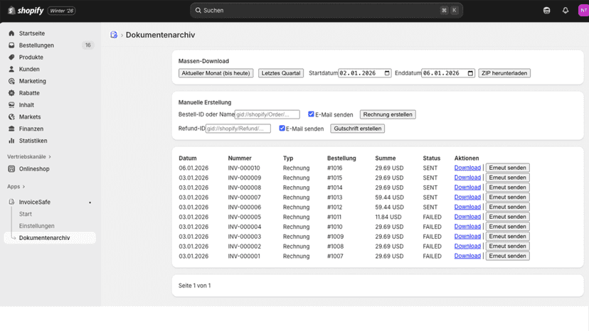 Admin Dashboard