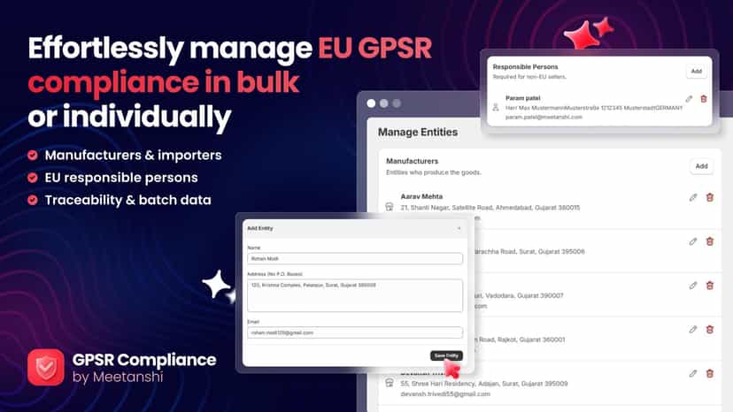 EU GPSR Compliance for Shopify