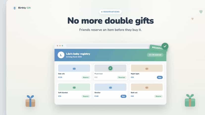 No more double gifts