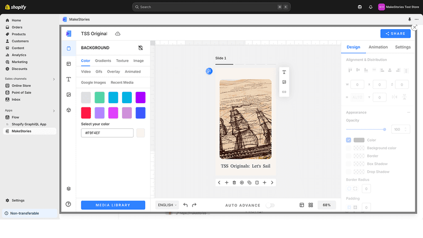 Need more customizations? Dive into the MakeStories Editor!