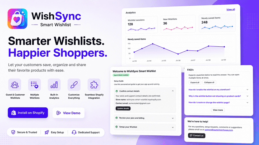WishSync - Smart Wishlist Dashboard