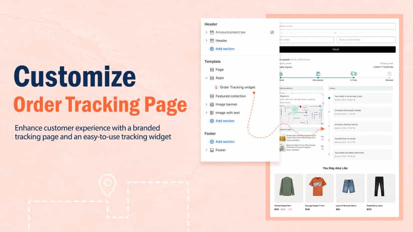 Customize tracking page