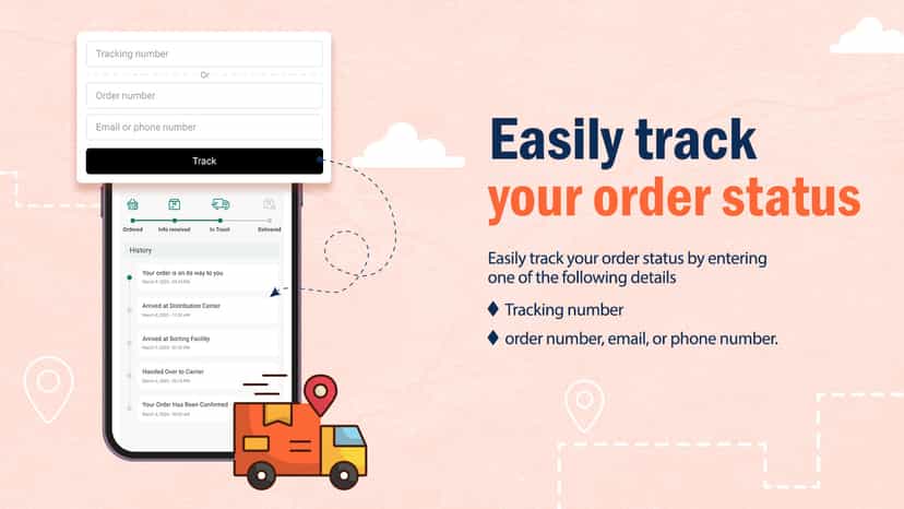 Tracking page