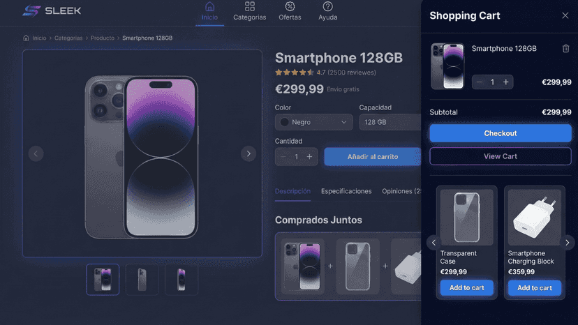 Cart widget