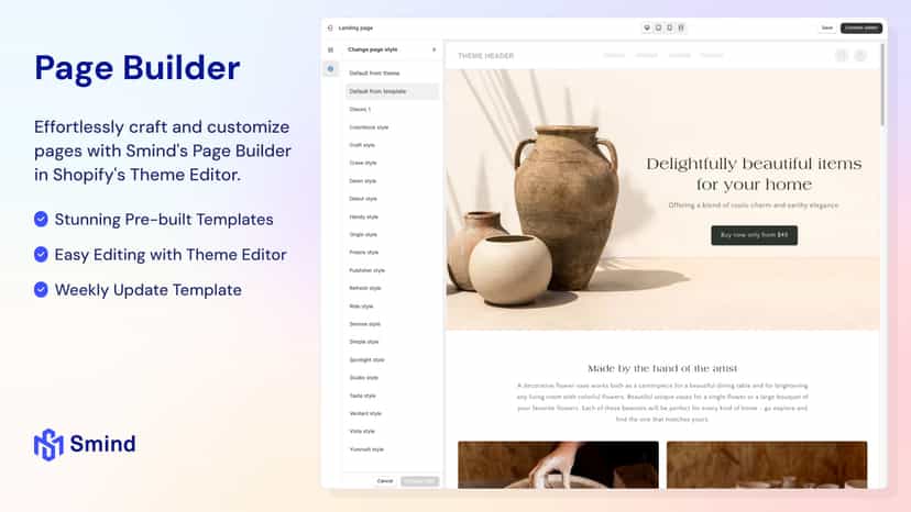 Page builder