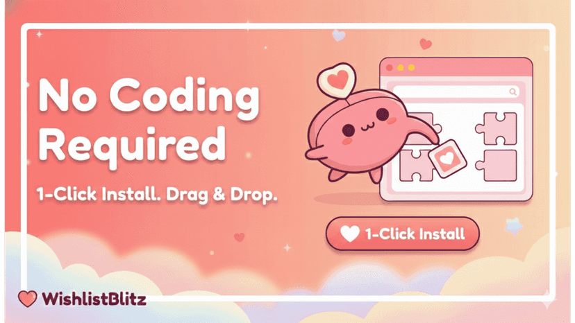 Wishlist with No coding for Shopify Merchants