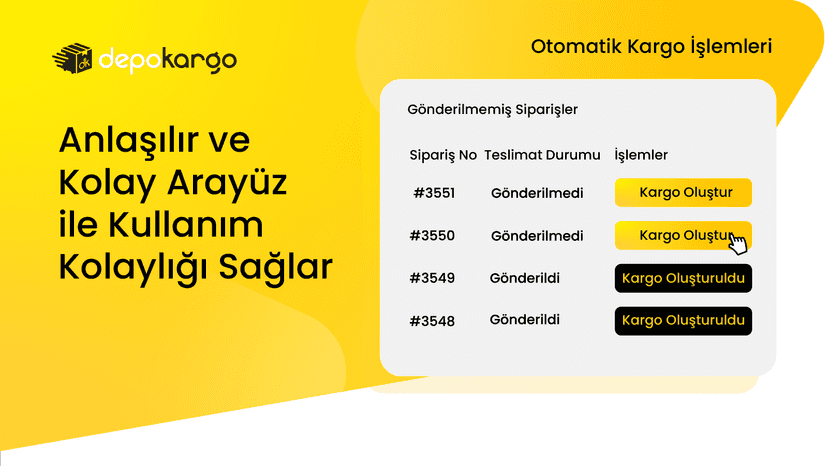 Kargo Oluştur