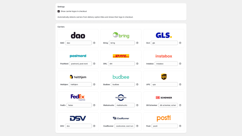 Carrier Logos (Plus Only)