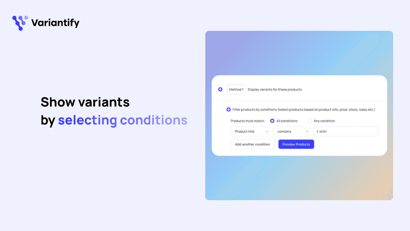 select conditions