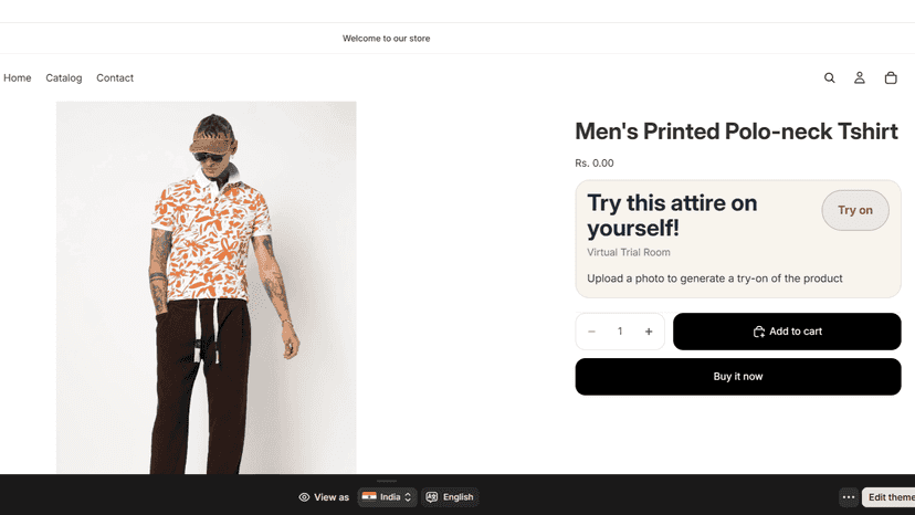 product page