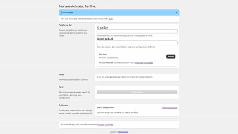 App page to insert Suri data