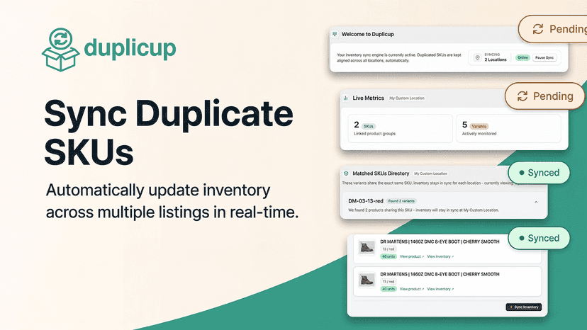 Sync duplicate SKUs