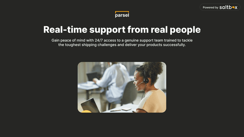 Real-time support from real people