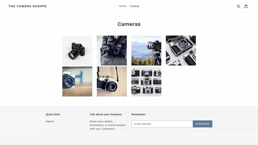 Grid gallery example