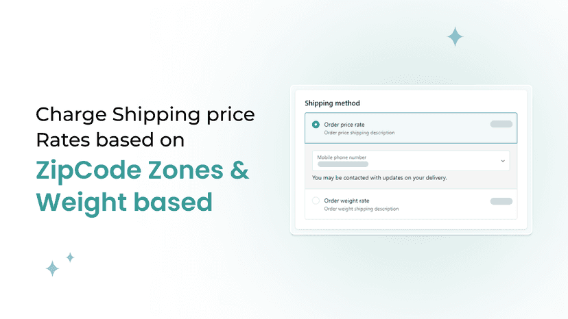 shipping rates base on weight rules