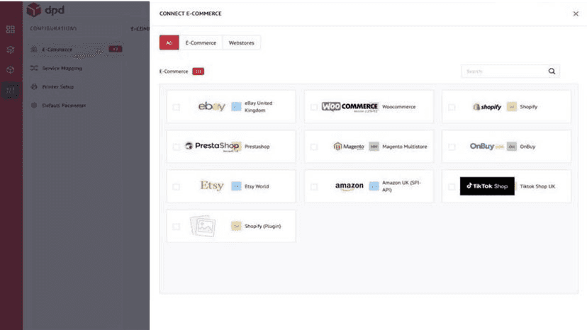 Select Shopify Plugin from the list of Marketplaces