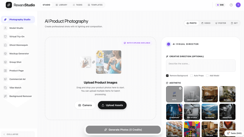 AI Product Photography Toos for Brands