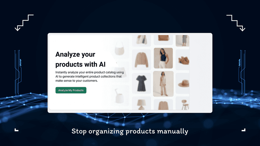 Start analysis to generate AI product collections