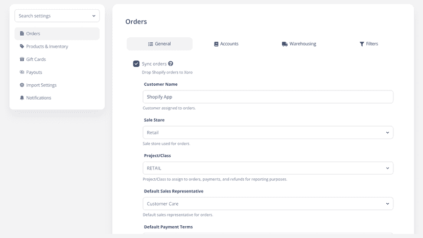 Orders