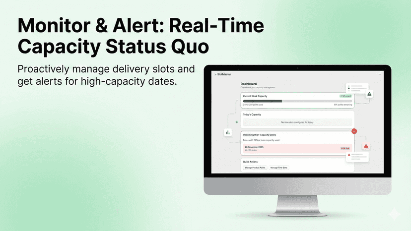 Monitor & Alert: Real-Time Capacity Status Quo